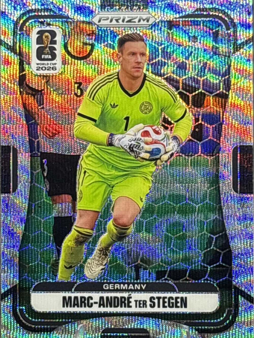 Panini Prizm Marc-André ter Stegen Goalkeeper Card - Shimmer Prizm